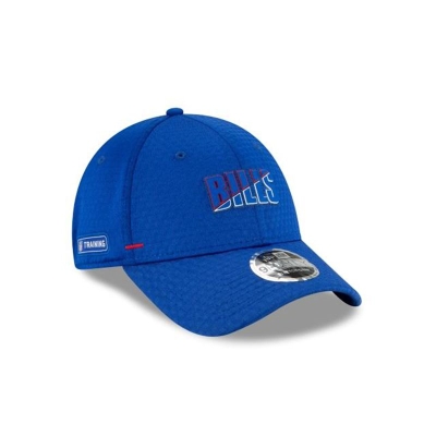 Blue Buffalo Bills Hat - New Era NFL Official Summer Sideline Stretch Snap 9FORTY Snapback Caps USA4862159